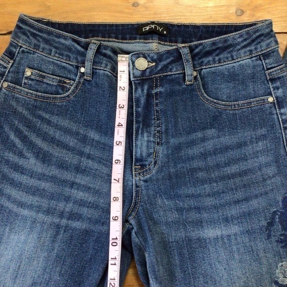 Ap.ny jeans floral embroidered denim size 6 - Picture 11 of 14